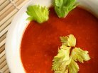 cold tomato soup, typical spanish cuizine, andalusian food