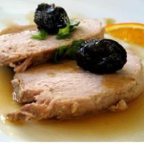 pork with orange,dinner party,meat with oranges