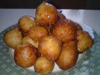 Akrivi's Batter-Dipped Μyzithra  Balls