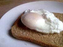 eggs, poached, benedict, rusk, greek yoghurt