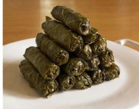 Grape Leaves Stuffed with Rice and Herbs-Dolmas