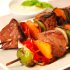 souvlaki, meat sticks, snacks for party