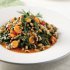 Black Eyed Beans with Spinach