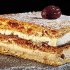 Chestnut Millefeuille, sweets, french desserts, tasty recipes with cream