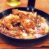 seafood, garides saganaki, traditional greek food