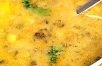 320 x 320: FOOD - FISH SOUP WITH EGG-LEMON SAUCE